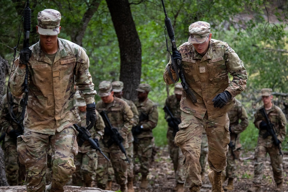Future Defenders practice tactical skills