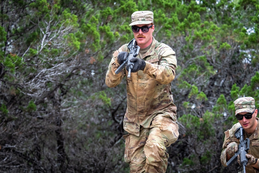 Future Defenders practice tactical skills