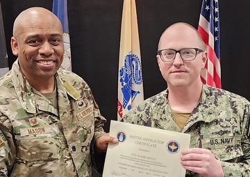 Navy Instructor at Goodfellow Received Air Force Master Instructor Award