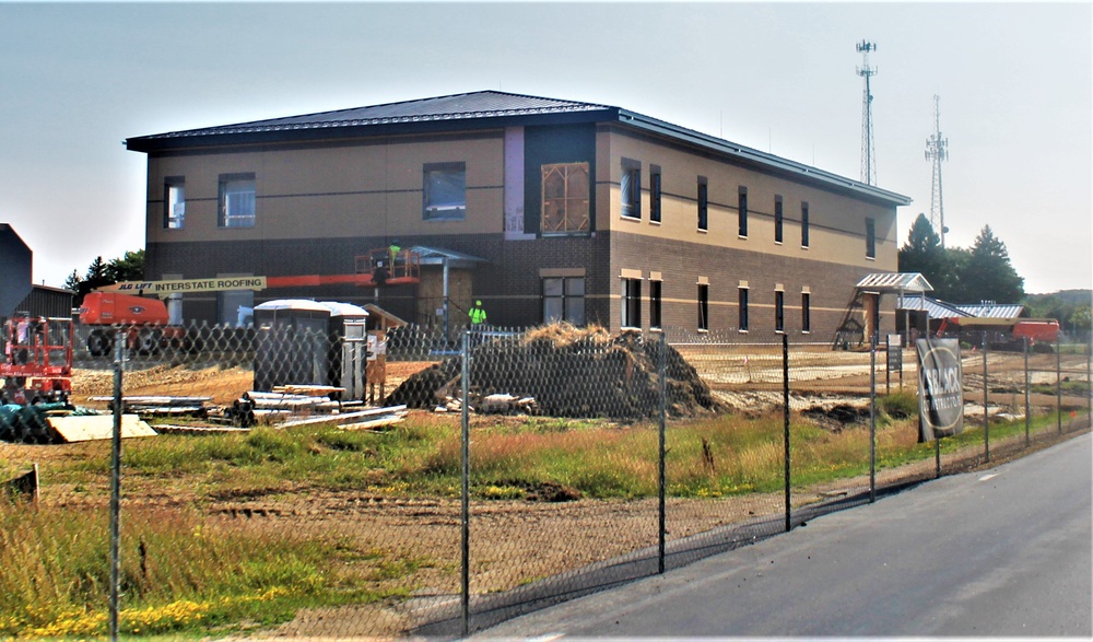 July 2023 construction operations of $11.96 million transient training brigade headquarters at Fort McCoy