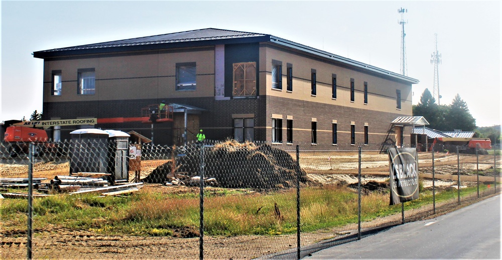 July 2023 construction operations of $11.96 million transient training brigade headquarters at Fort McCoy