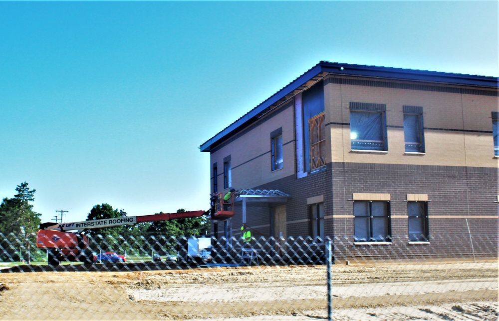 July 2023 construction operations of $11.96 million transient training brigade headquarters at Fort McCoy