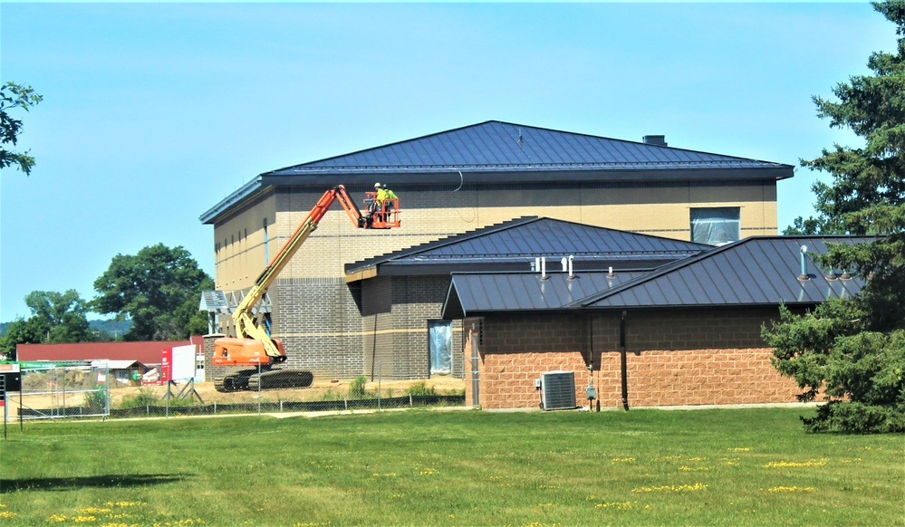 July 2023 construction operations of $11.96 million transient training brigade headquarters at Fort McCoy