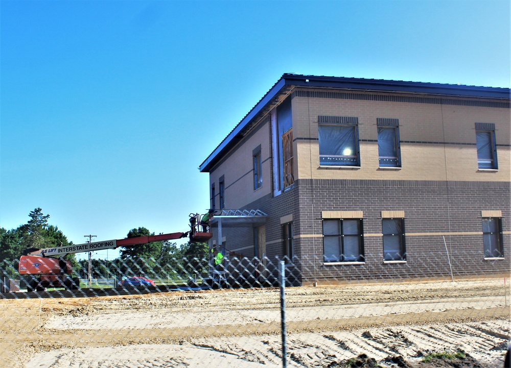 July 2023 construction operations of $11.96 million transient training brigade headquarters at Fort McCoy