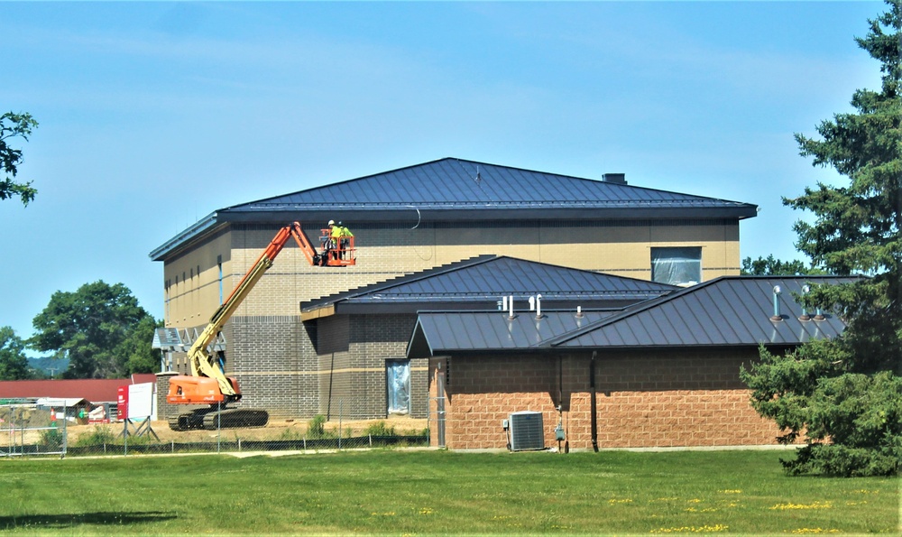 July 2023 construction operations of $11.96 million transient training brigade headquarters at Fort McCoy