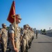 Candidates with Officer Candidate School practice close order drill at the Parade Deck on Marine Corps Base Quantico