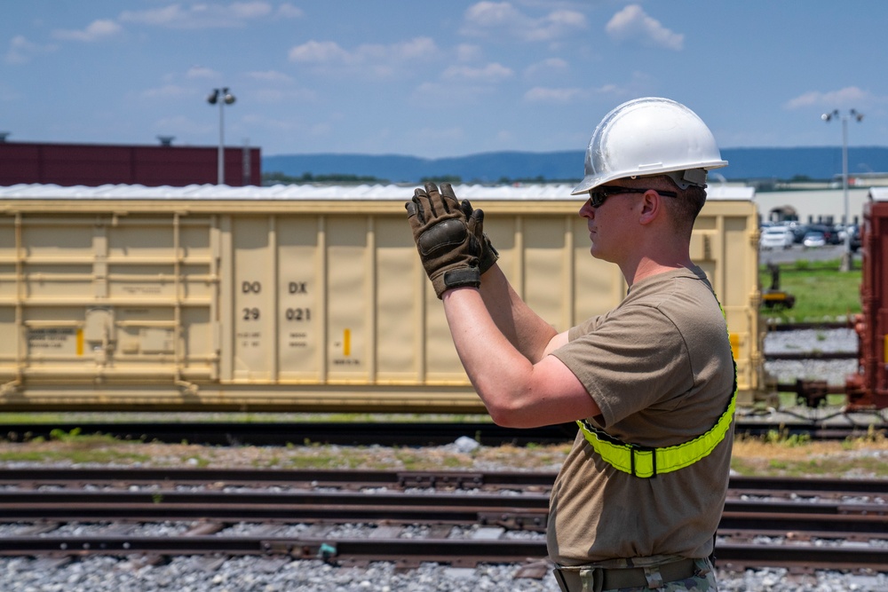 252nd Quartermaster Co. Redeployment Railhead Operations