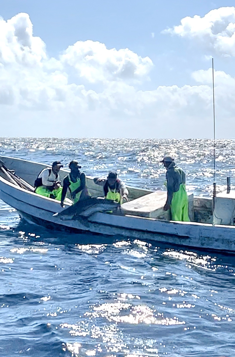 Coast Guard interdicts lancha, seizes 660 pounds of illegal fish off Texas coast