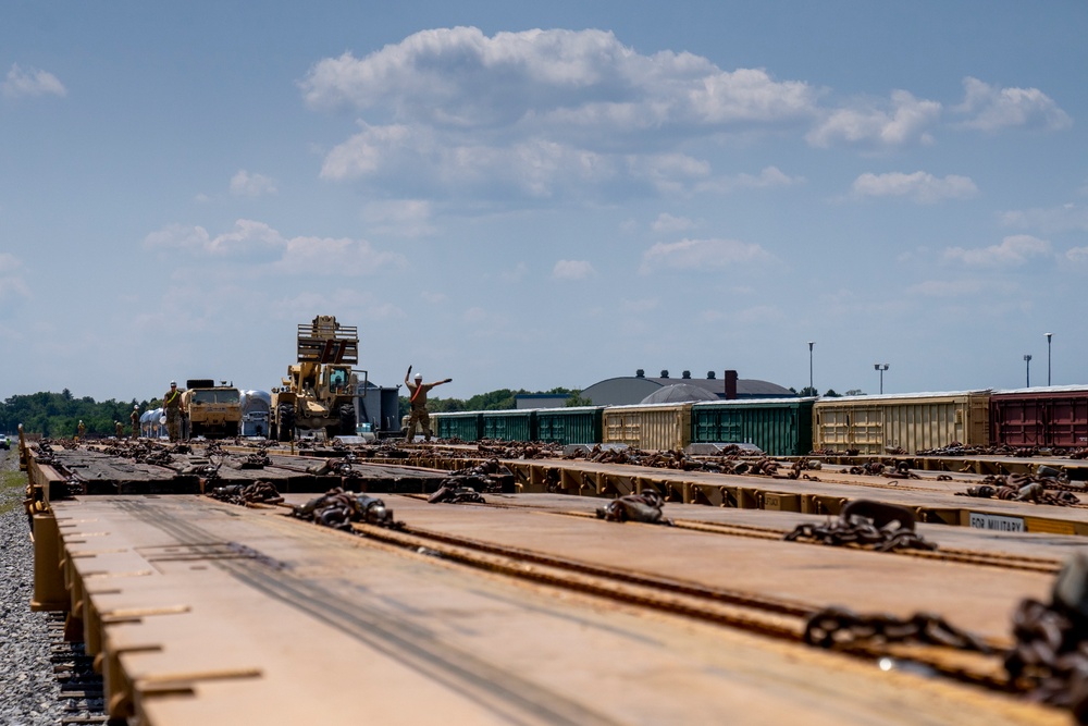 252nd Quartermaster Co. Redeployment Railhead Operations