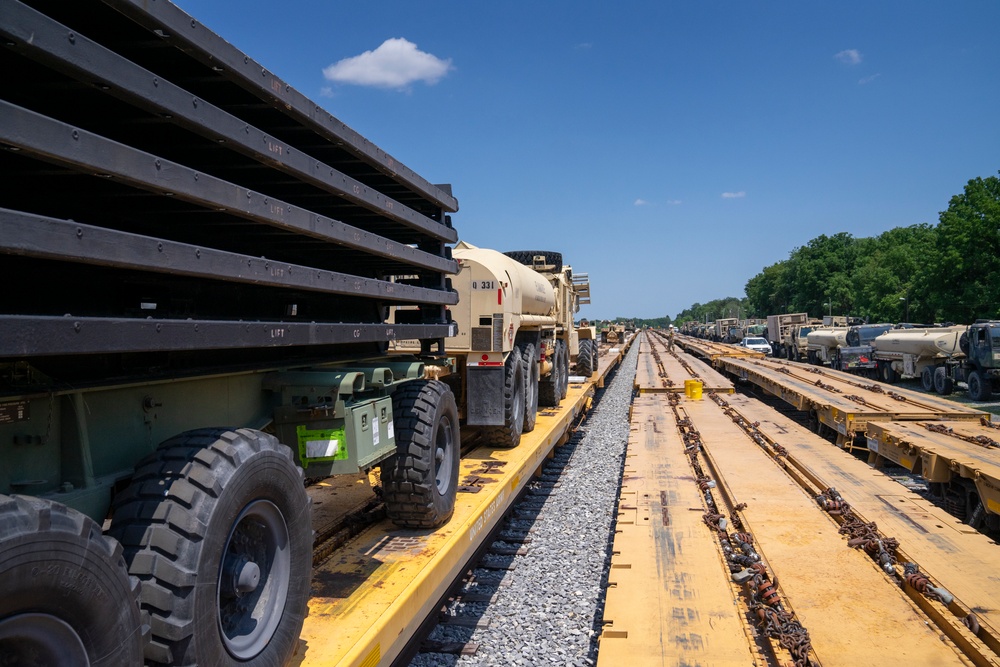 252nd Quartermaster Co. Redeployment Railhead Operations