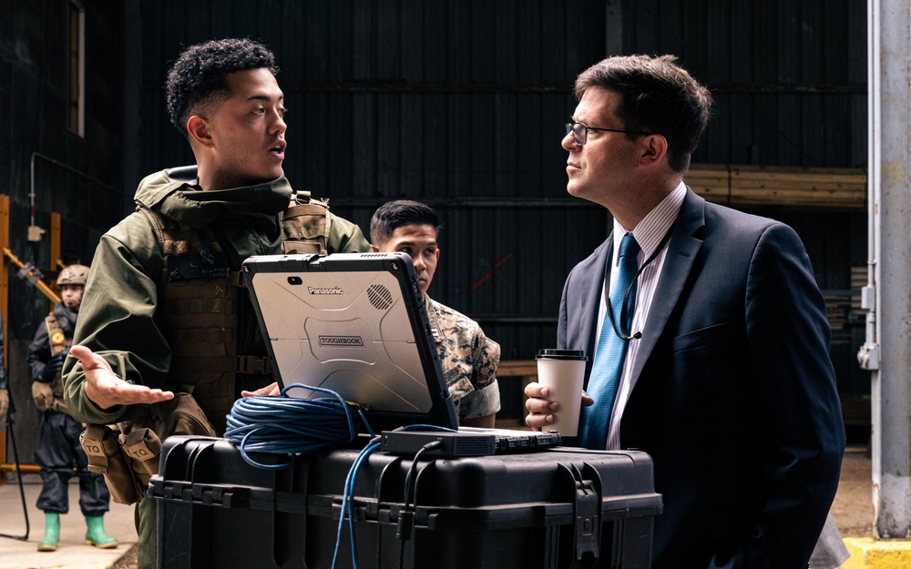Assist. Sec. John Plumb Visits CBIRF