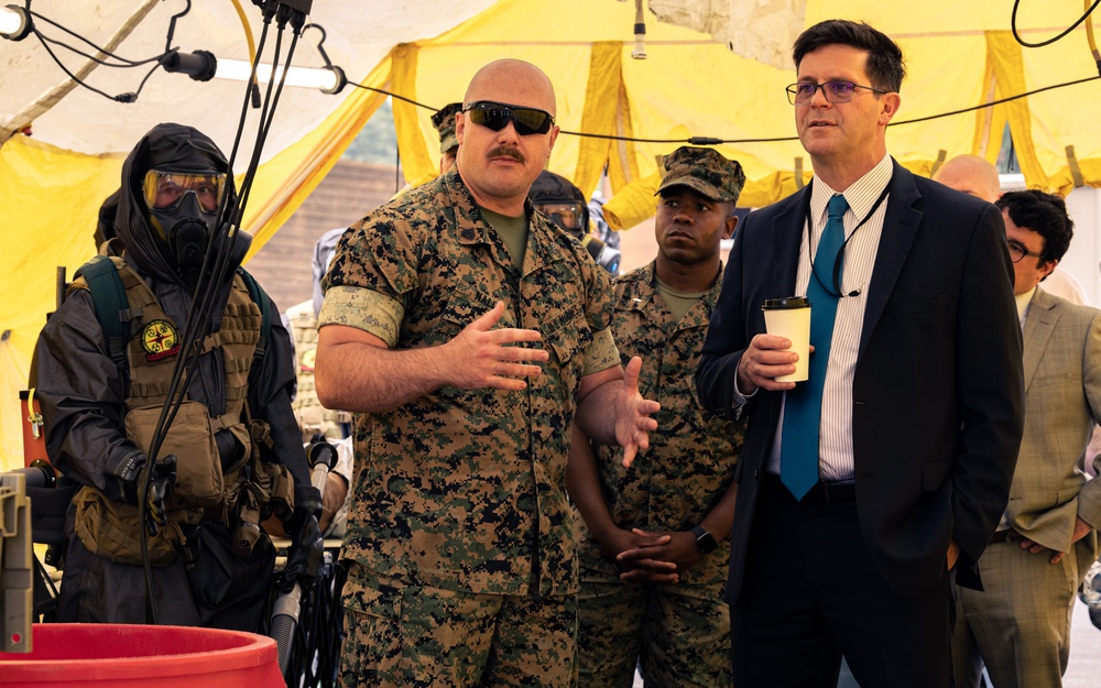 Assist. Sec. John Plumb Visits CBIRF