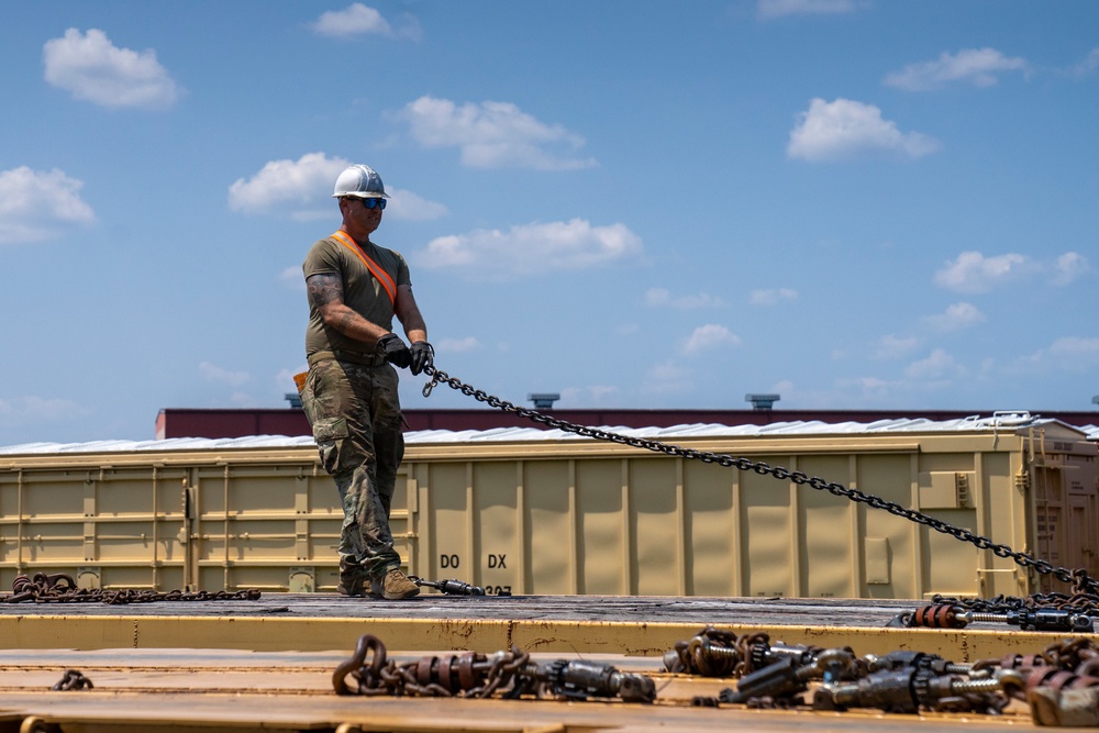 252nd Quartermaster Co. Redeployment Railhead Operations