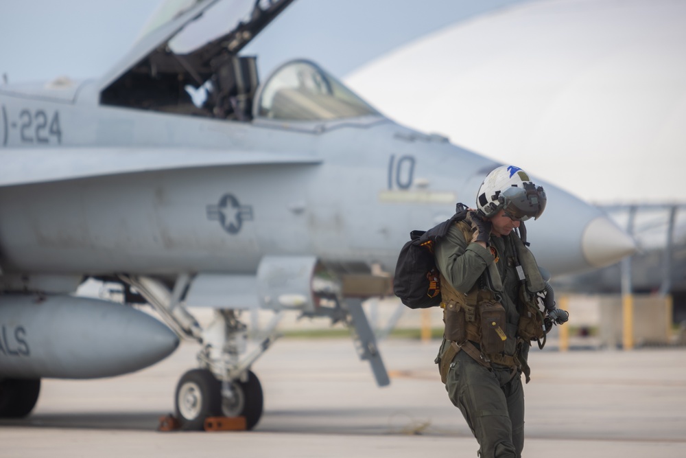 VMFA(AW)-224 in Key West