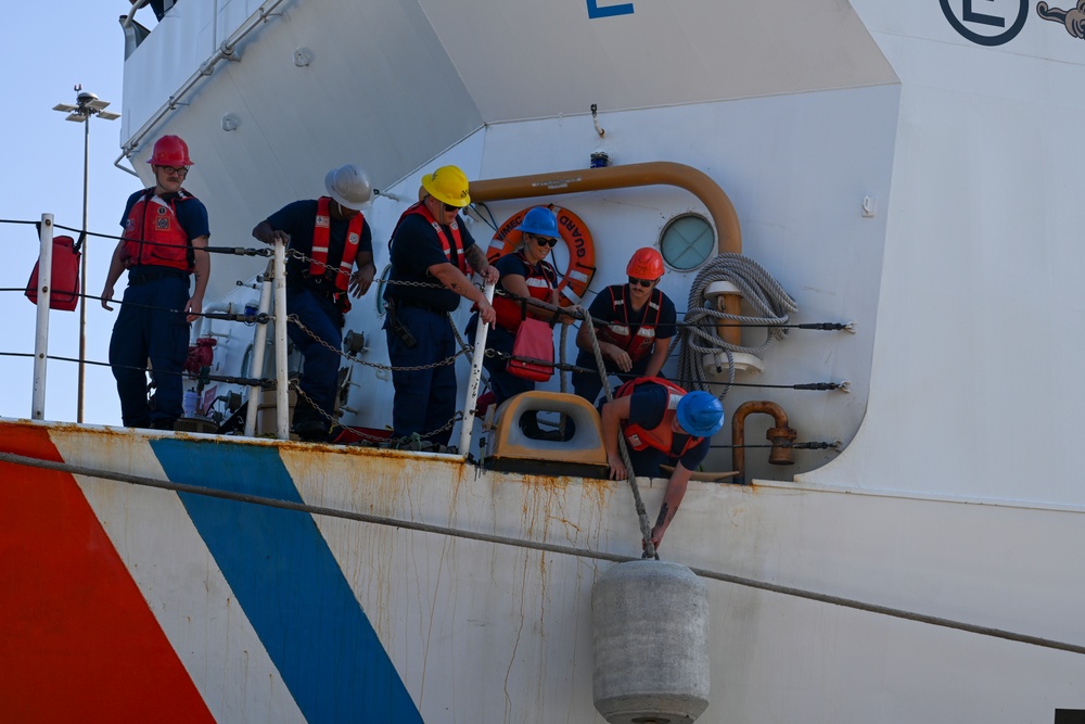 USCGC Legare returns home following a 69-day patrol in the Florida Straits