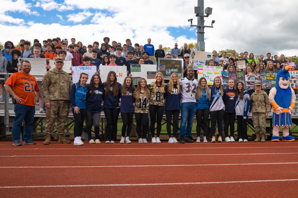 Connecticut Army National Guard aids in creation of CT's first high school girls flag