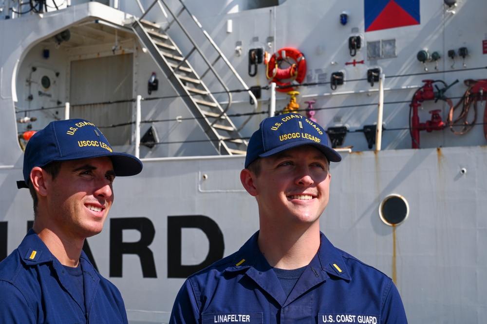 USCGC Legare returns home following a 69-day patrol in the Florida Straits