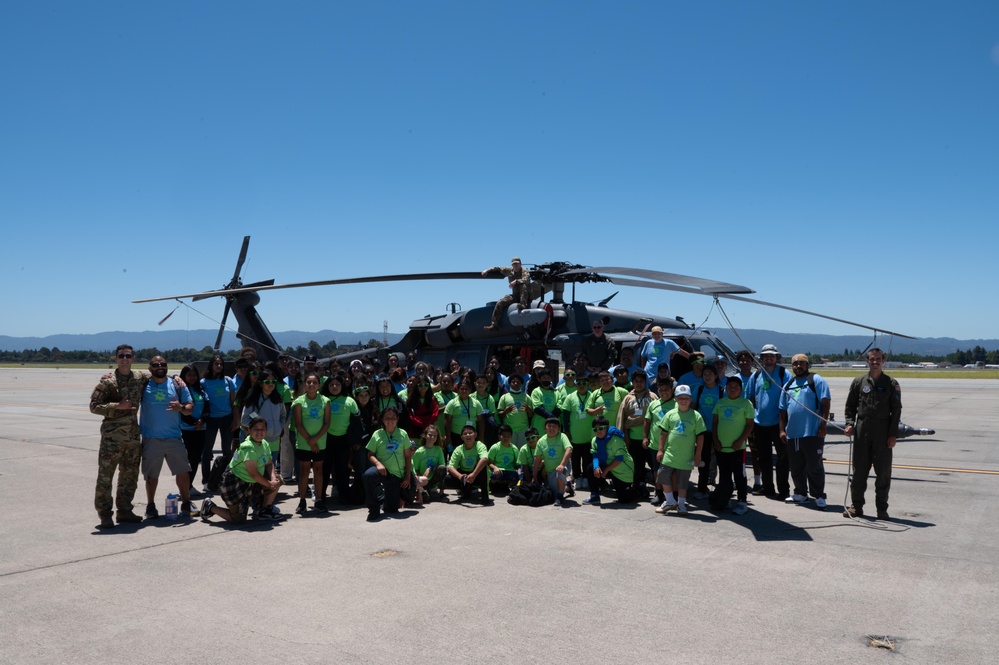 The Next Generation: Mountain View Students Visit 129th Rescue Wing