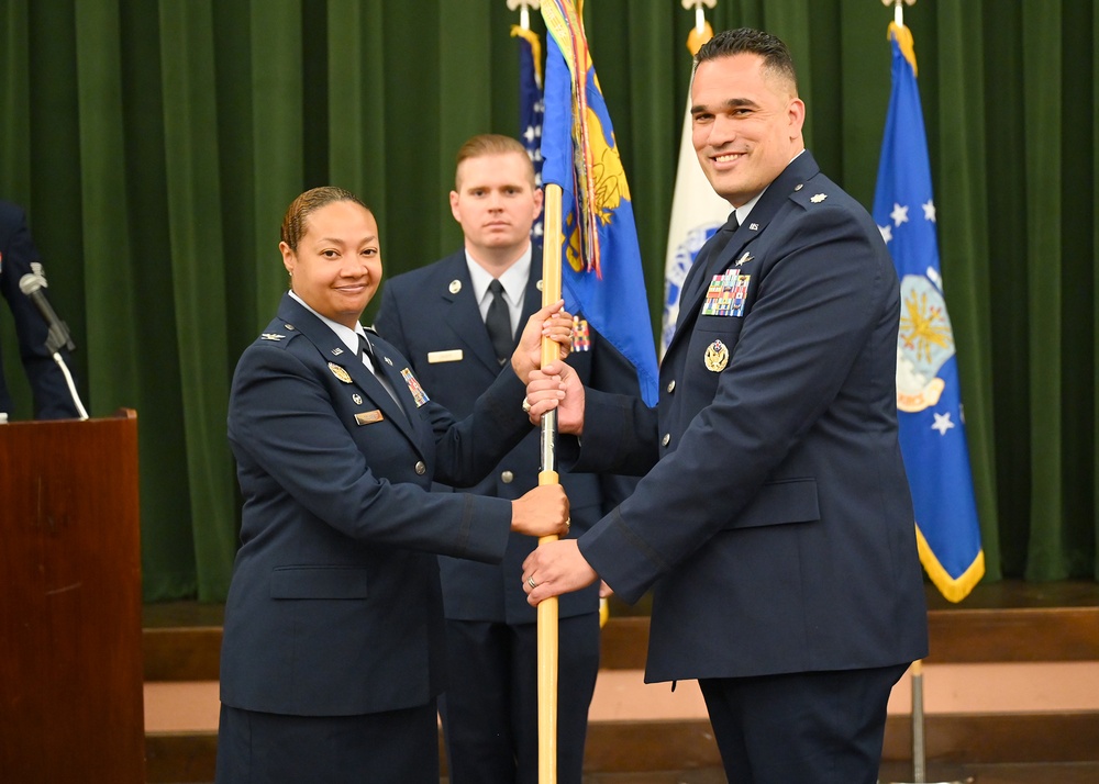 502nd CS Change of Command