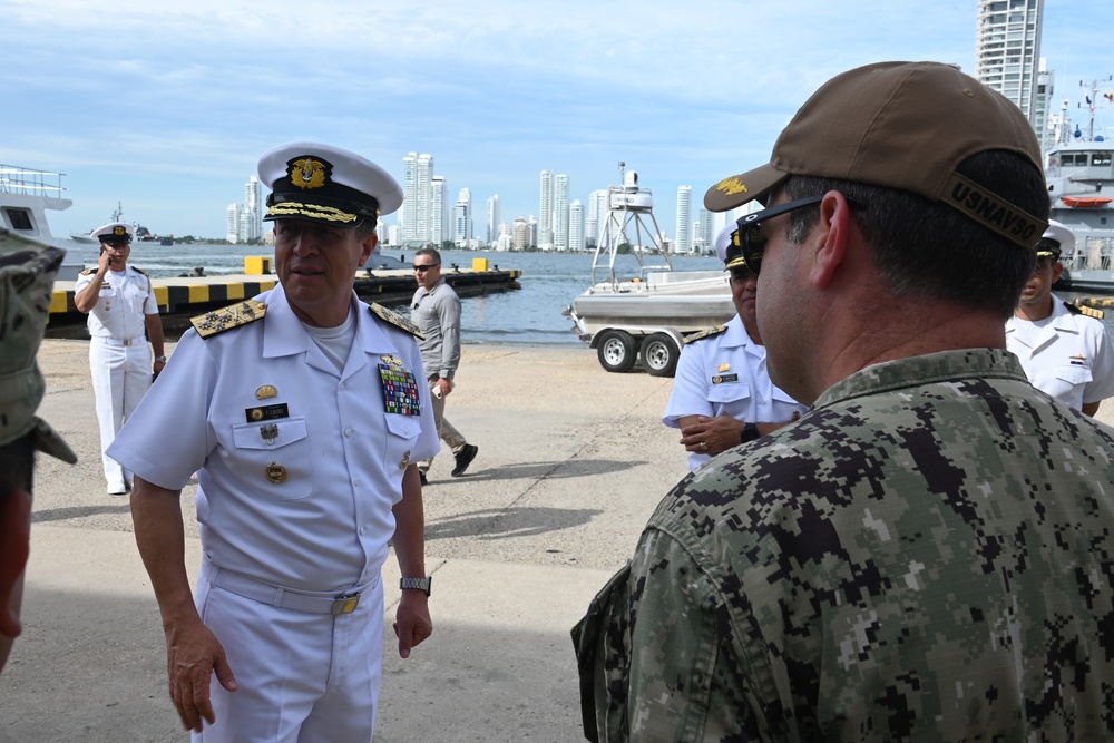 U.S. Secretary of the Navy visits UNITAS LXIV