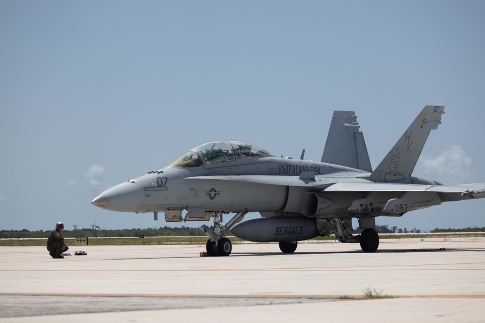 VMFA(AW)-224 in Key West