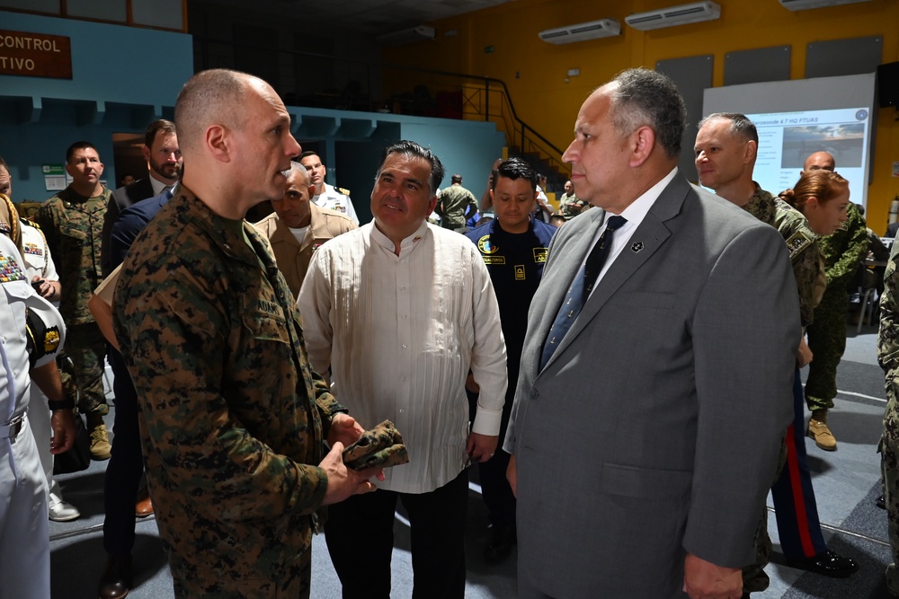 U.S. Secretary of the Navy visits UNITAS LXIV