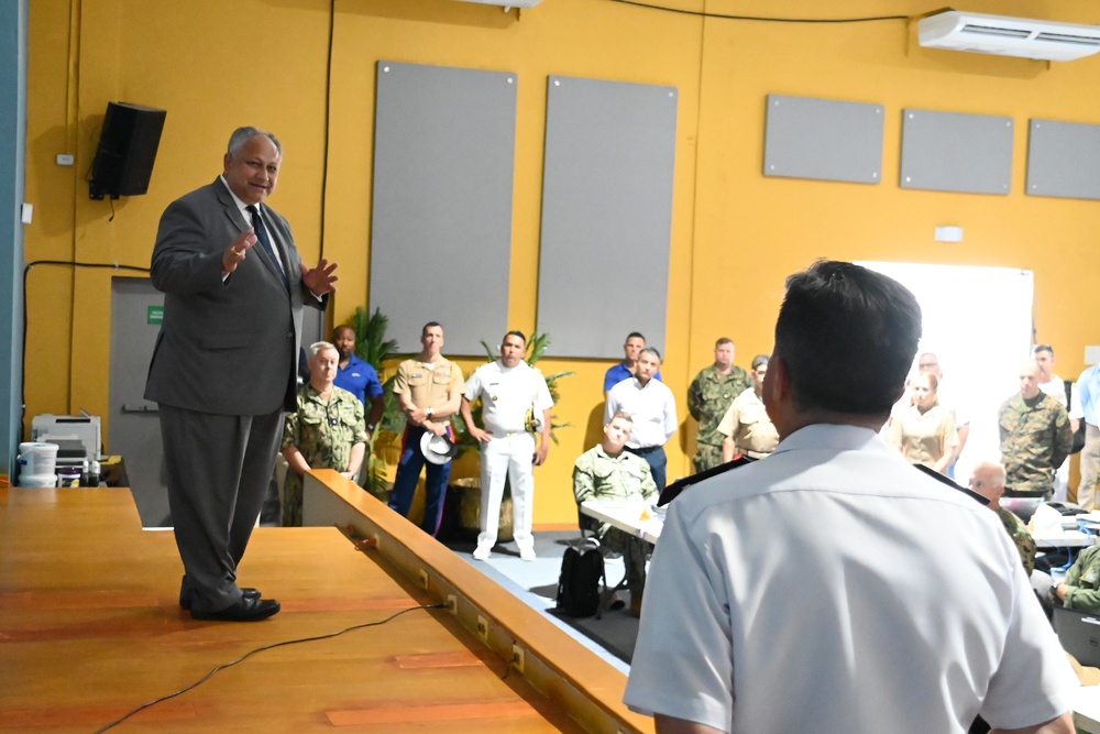 U.S. Secretary of the Navy visits UNITAS LXIV