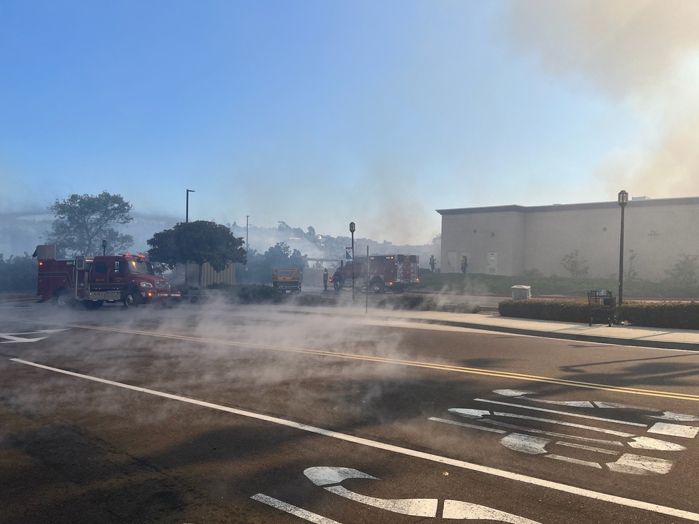 Camp Pendleton firefighters help protect local community