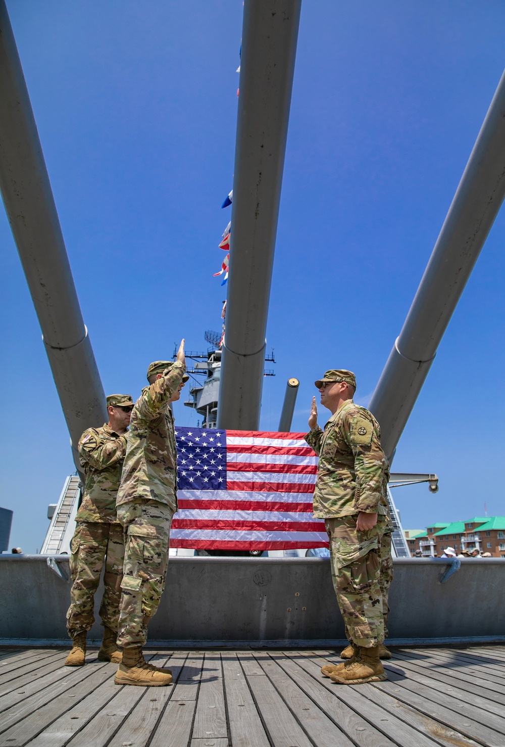 A Living Legacy: Reenlistment Aboard the USS Wisconsin