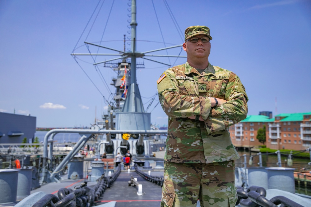 A Living Legacy: Reenlistment Aboard the USS Wisconsin