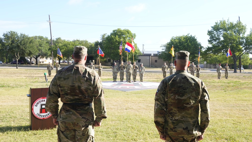 Command Sgt. Maj. William A. Justice Relinquishment of Responsibilities Ceremony