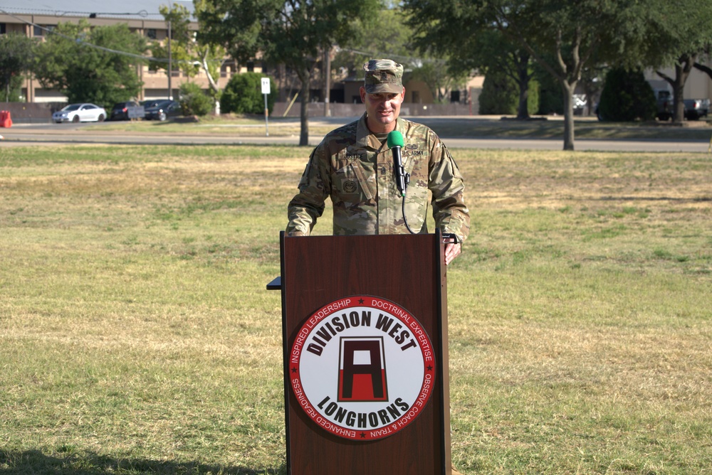 Command Sgt. Maj. William A. Justice Relinquishment of Responsibilities Ceremony