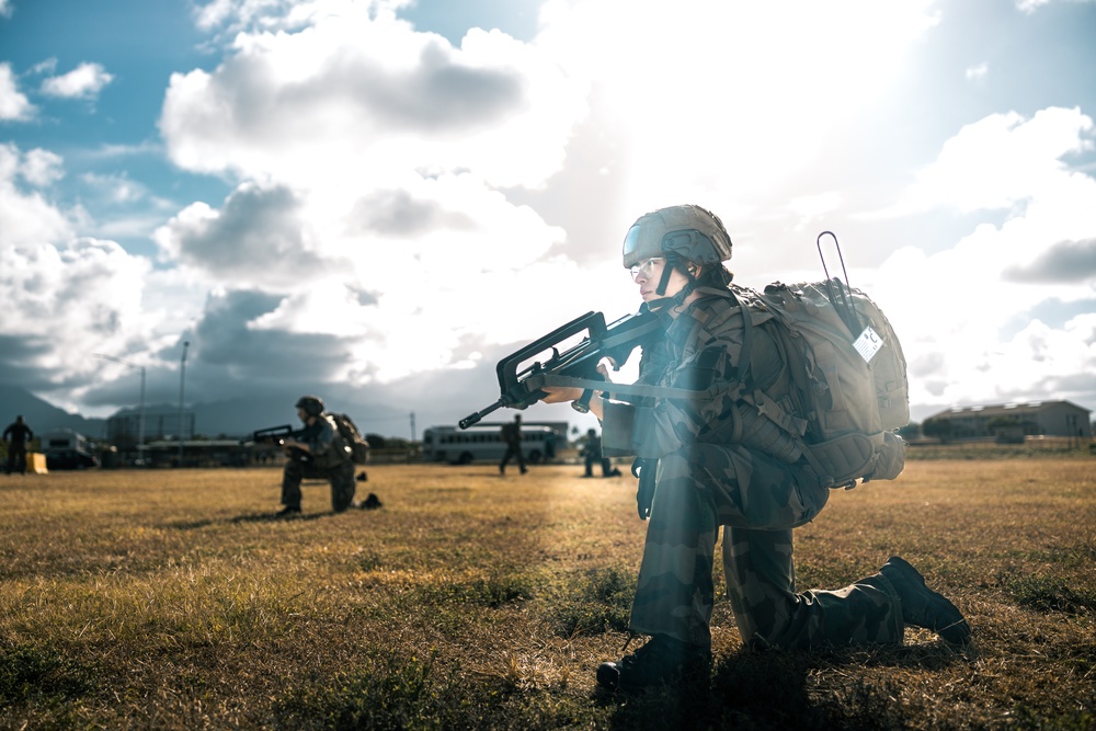 French Marines Visit Marine Corps Base Hawaii