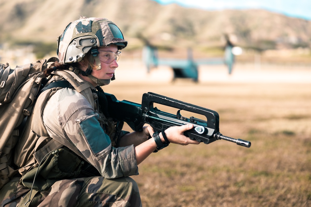 French Marines Visit Marine Corps Base Hawaii