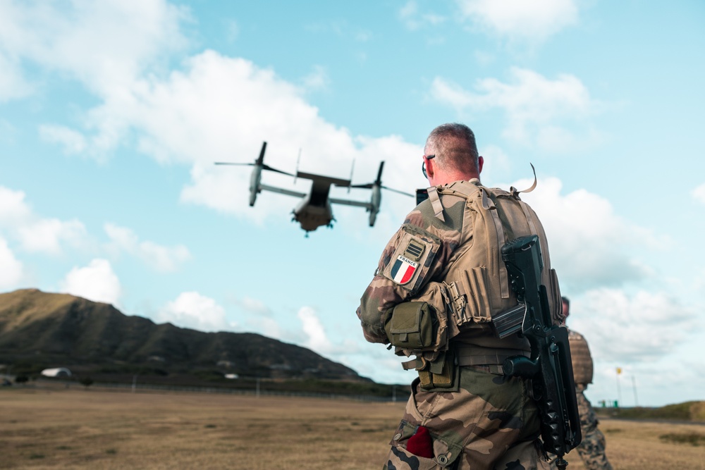 French Marines Visit Marine Corps Base Hawaii