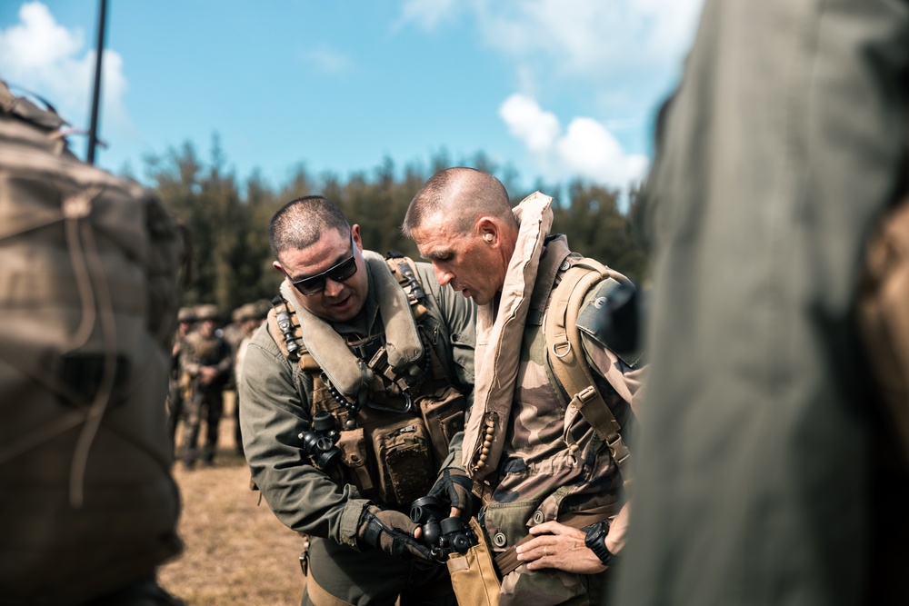 French Marines Visit Marine Corps Base Hawaii