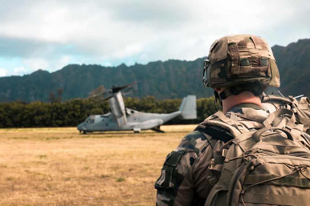 French Marines Visit Marine Corps Base Hawaii