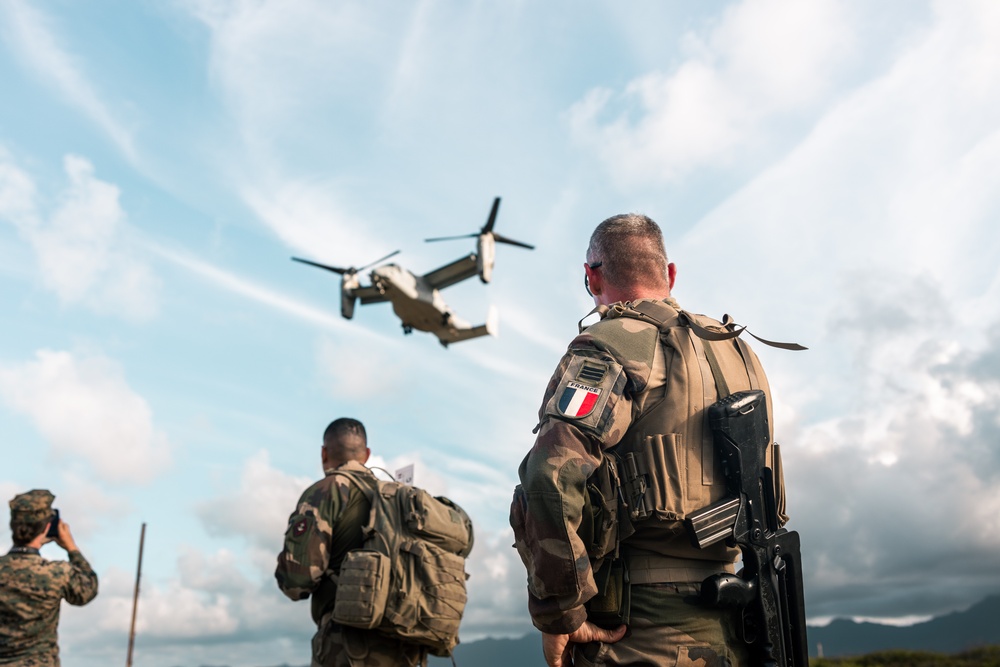 French Marines Visit Marine Corps Base Hawaii