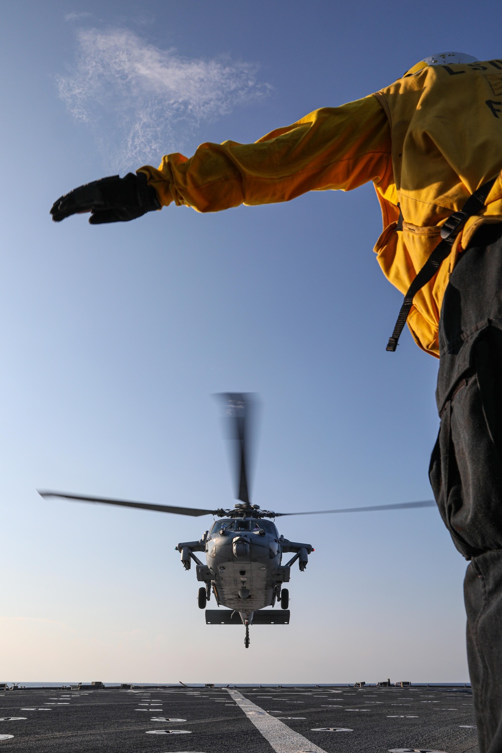 USS Carter Hall Conducts Flight Operations