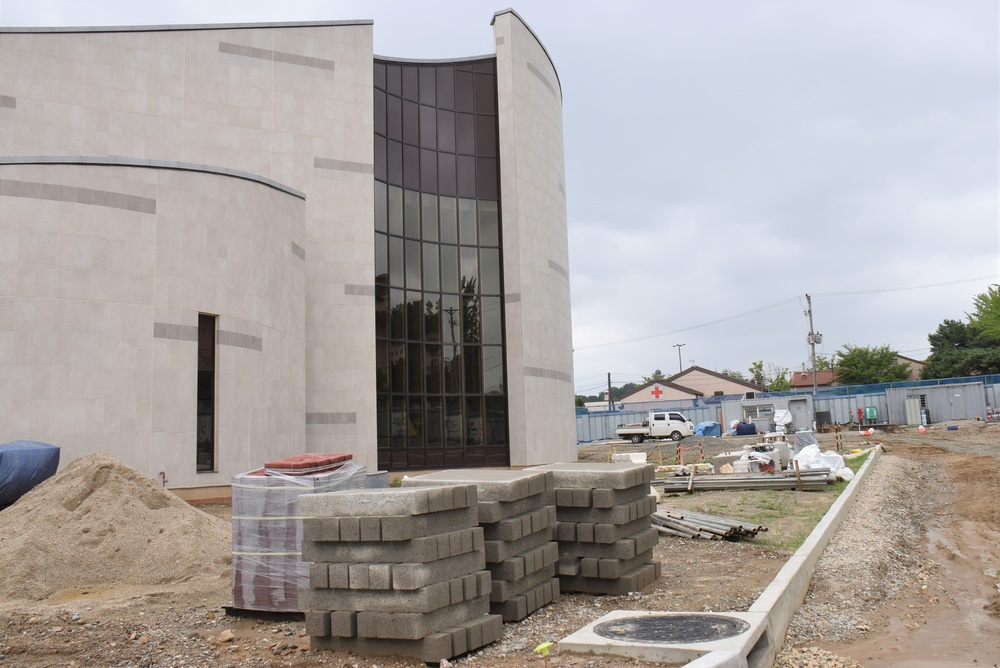 Army engineers construct new chapel on Osan Air Base