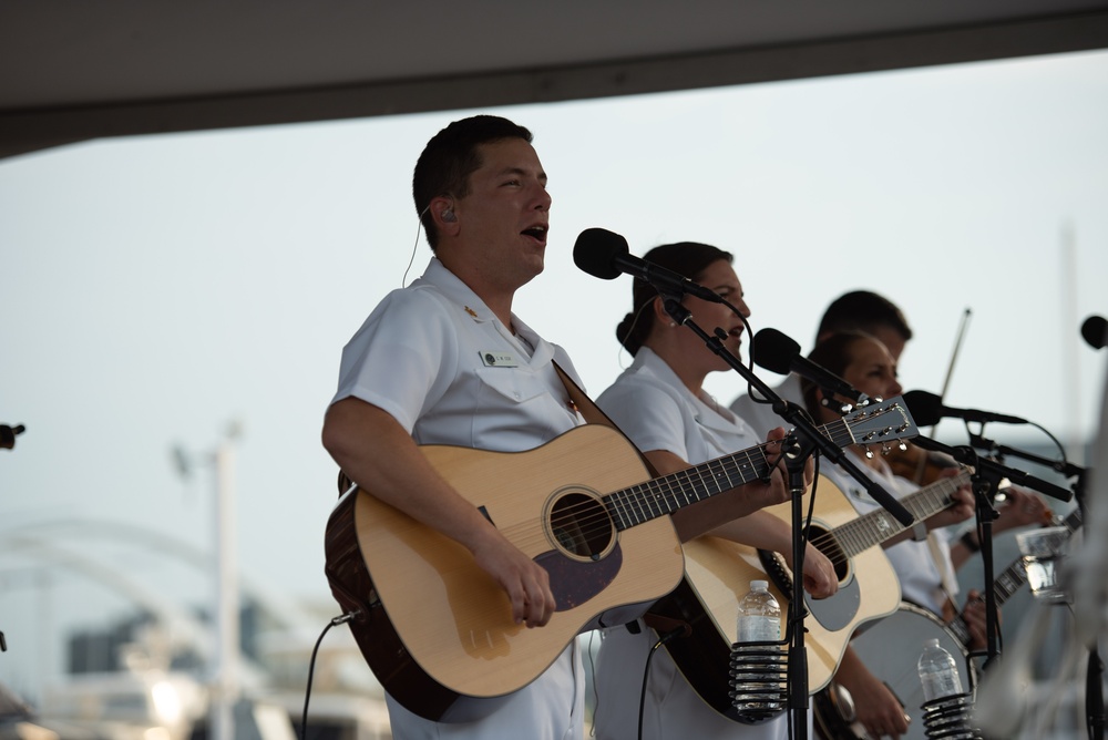 U.S. Navy Band Country Current performs at Yards Park