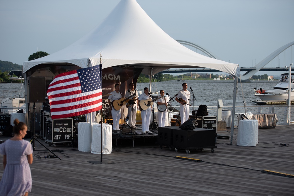 U.S. Navy Band Country Current performs at Yards Park