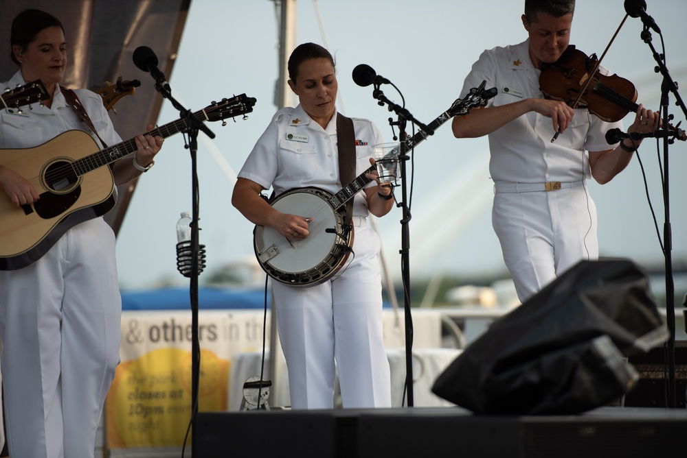 U.S. Navy Band Country Current performs at Yards Park