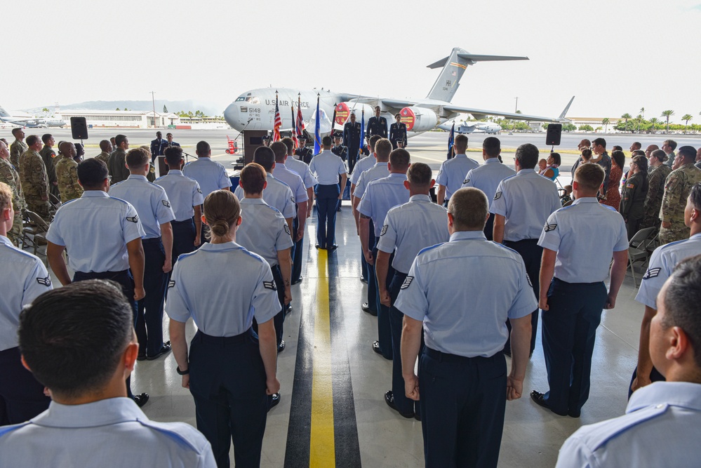 15th Aircraft Maintenance Squadron Change of Command