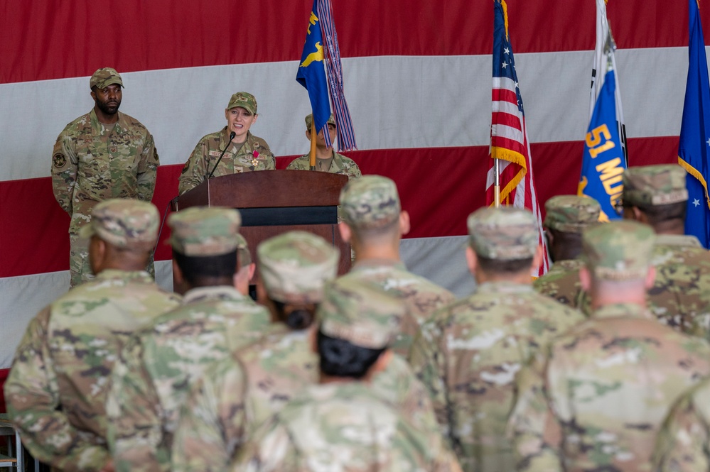 51st MDG Change of Command