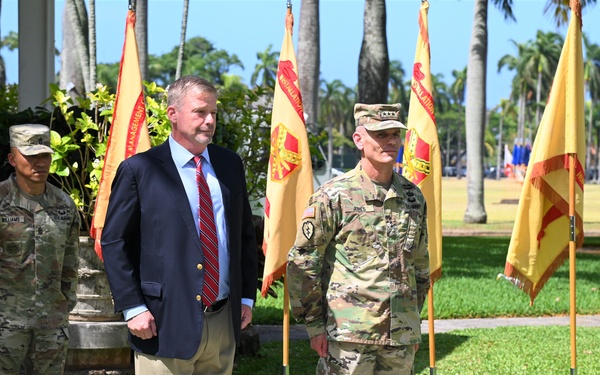 Deatrick relinquishes responsibility for Pacific installations