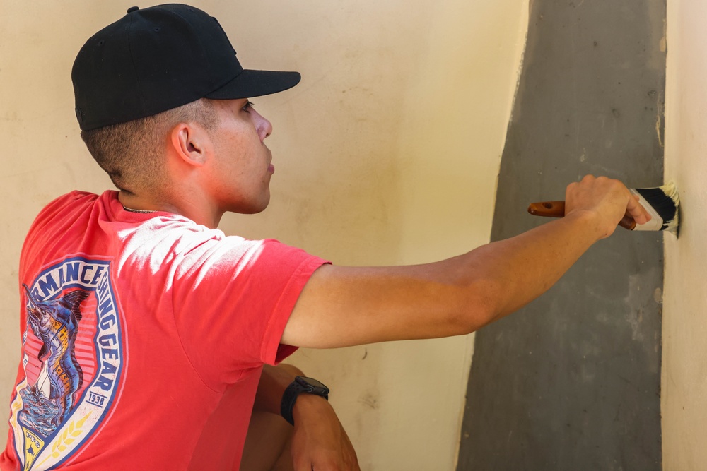 Camp Blaz Marines Prepare Chamorro Village For Guam Liberation Day