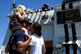 U.S. Coast Guard Cutter Stratton returns home from 118-day Indo-Pacific patrol