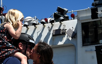 Coast Guard Cutter Stratton returns home following 118-day Indo-Pacific deployment