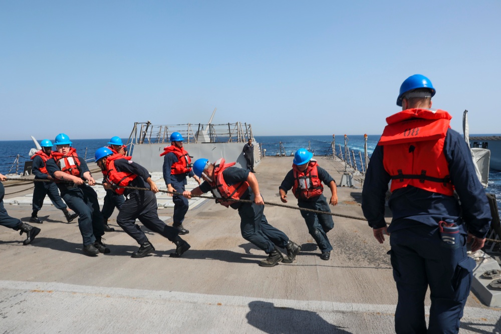 USS Paul Ignatius Underway Replenishment